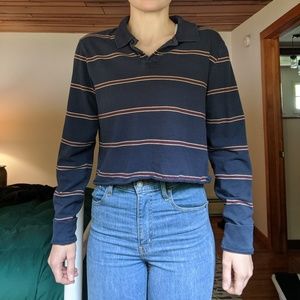 Cropped Vans Longsleeve Polo